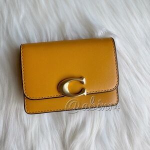 NWT Coach Bandit Leather Card Case Wallet